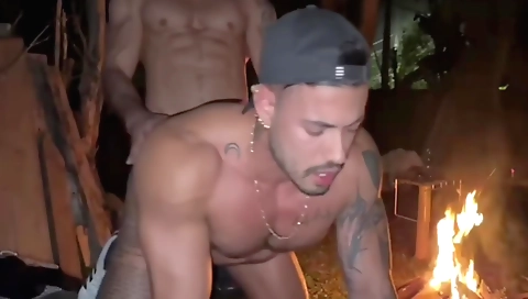 Brunette girl with tattooed pussy fucked by big cock