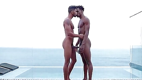 Bareback blowjob 534 for 3 some men with large cocks