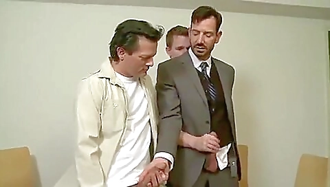 Group sex with medical and big cocks in a cum shot