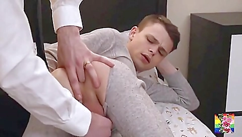 Horny redhead is ready to have a big creampie in a video