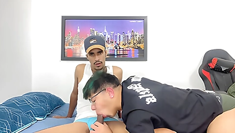 Colombian friend with big ass gets screwed by a gay lad