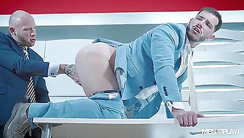 Guillaume wal s hard cock fucking Ricky hard on the bed