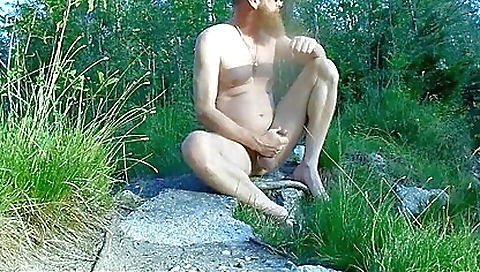 Amateur outdoor video of blonde girl in a dress getting off