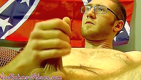 Straight Dude Jerks Off Before His Dick Gets Sucked