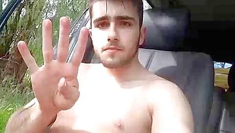 Hot amateur outdoor porn video with a hot man and a young girl